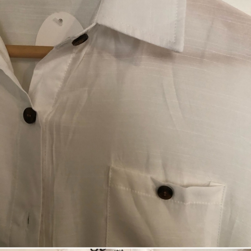 POGTMM Women's Swimsuits Cover ups Shirts Button Down Size Large-g1 - Picture 3 of 4
